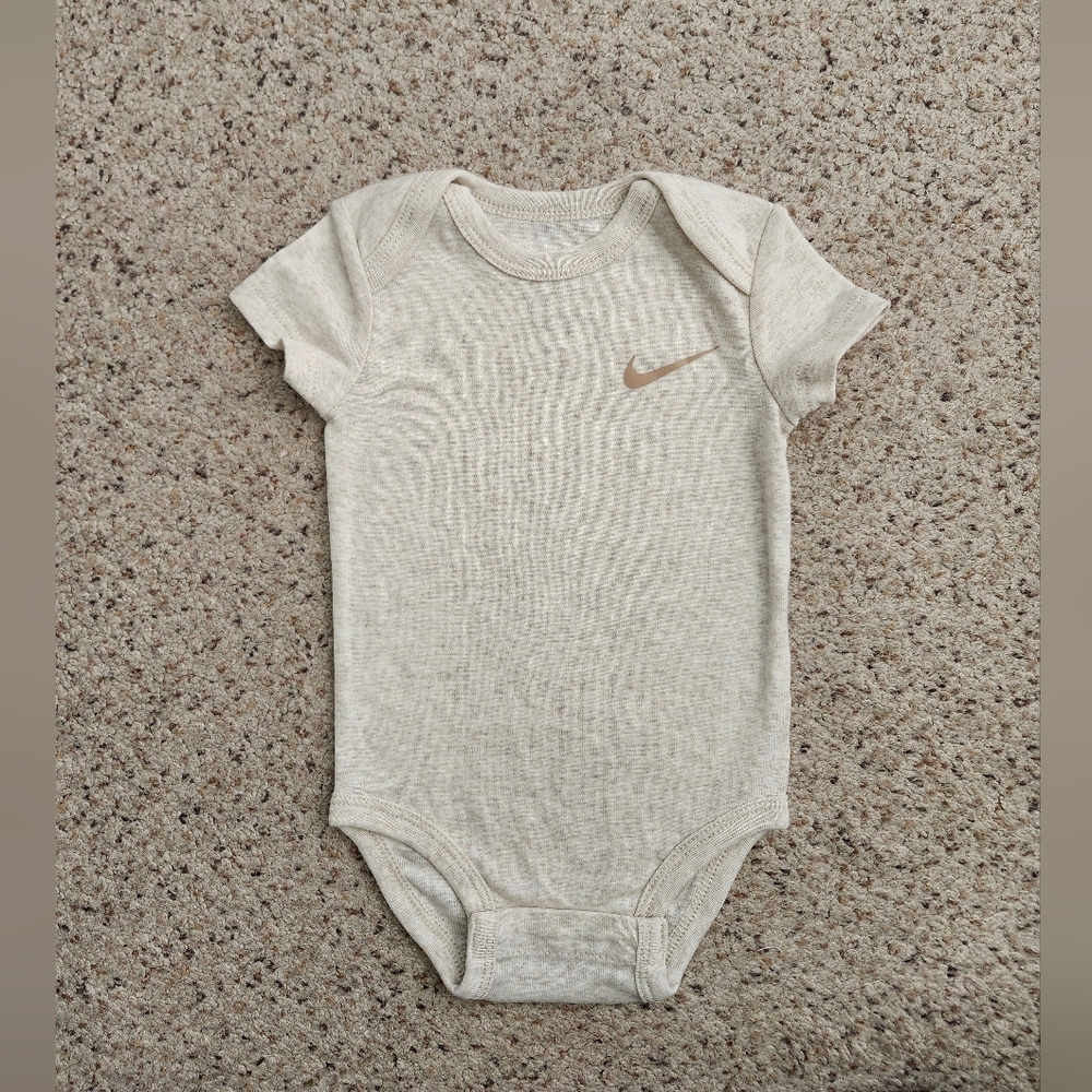 Nike Beige/Cream Baby One-Piece Bodysuit